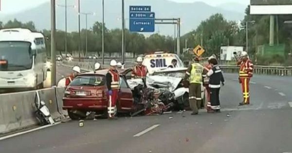 Dos Muertos Por Choque Frontal En La Costanera Norte Chicureo Hoy