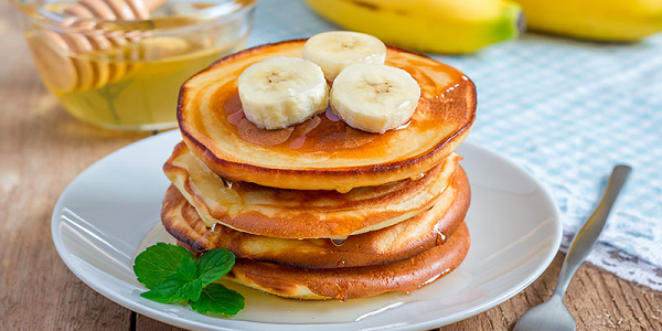 Panqueques Avena Platano